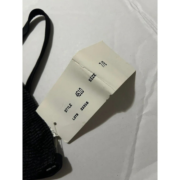 St. Tropez Swim Bikini Top Black Size 7/8 NWT - Picture 4 of 6